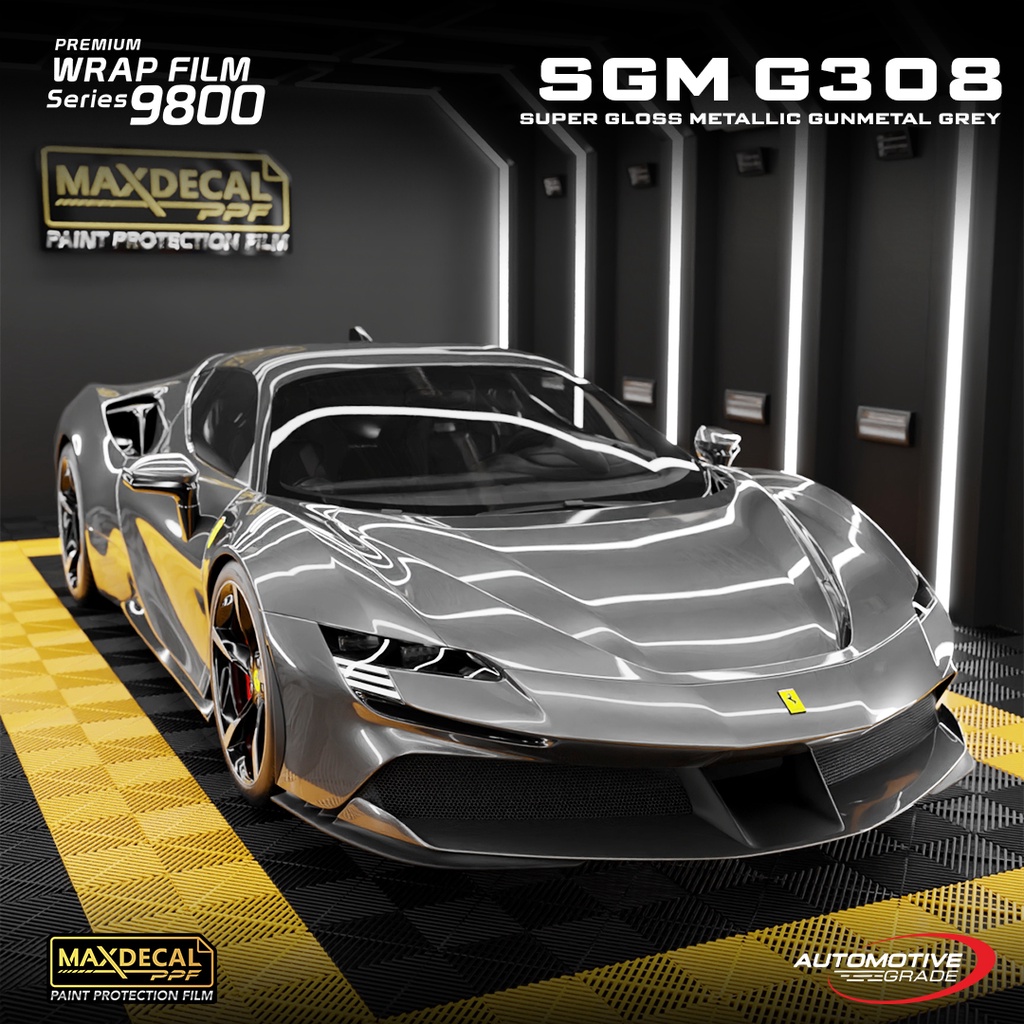 Maxdecal Premium Wrap Film 9800 - METALIC GUNMETAL GREY