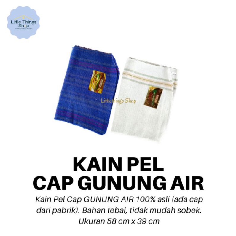 KAIN PEL CAP GUNUNG AIR ASLI
