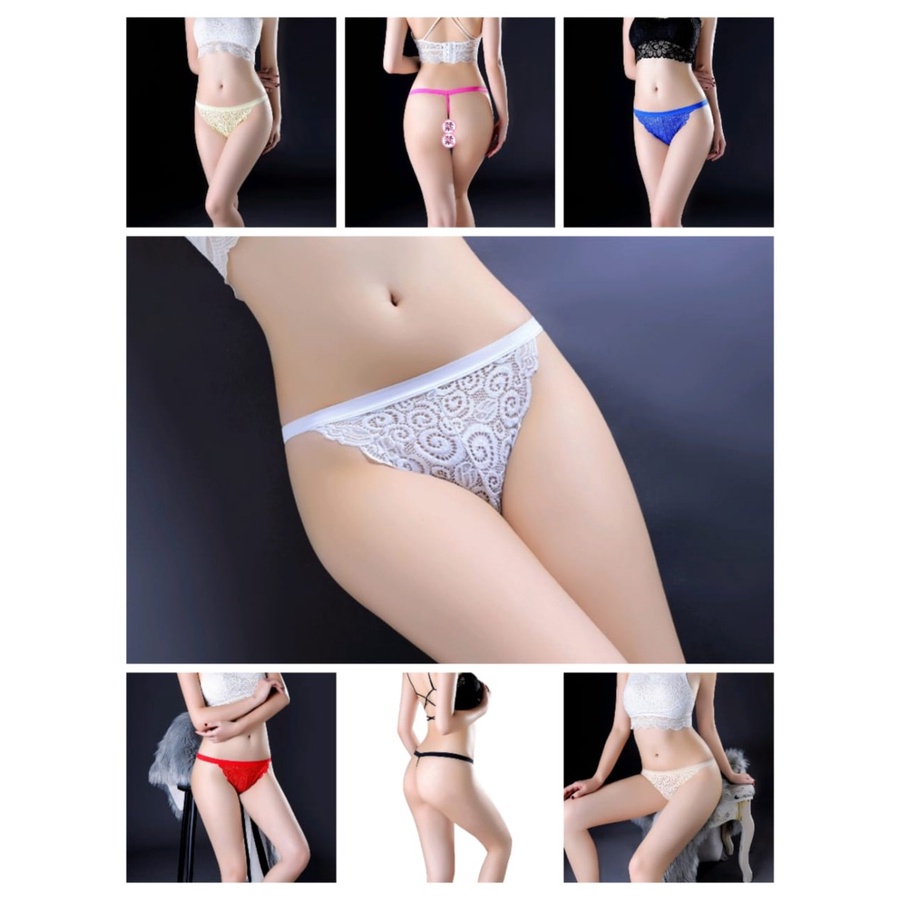 Pakaian Dalam Wanita 2002 - Celana G String Lace Sexy