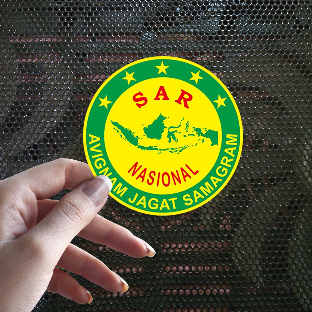 

Sticker Decal Vinyl Tahan Air SAR Nasional Indonesia