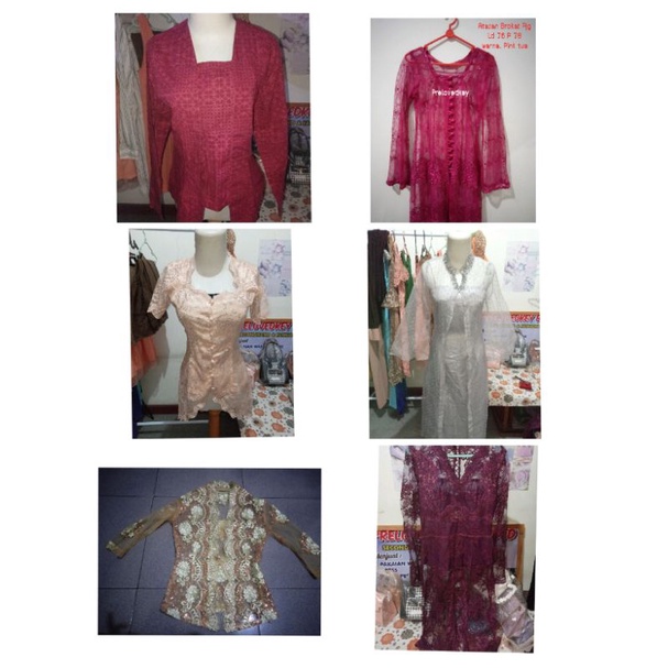 Kebaya Brokat Rok Batik