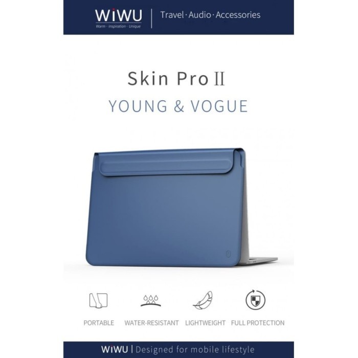 WIWU Skin Pro II PU Leather Sleeve for MacBook Pro 16 inch Tas Macbook
