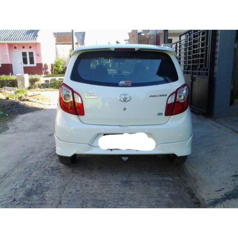 bodykit belakang agya trd