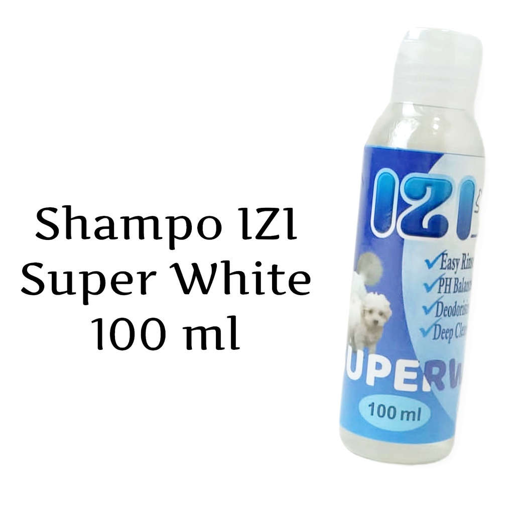 IZI Super White 100ml / Shampo Kucing &amp; Anjing Murah