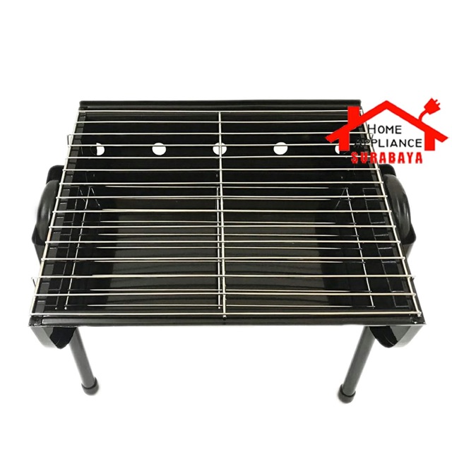 Maspion Maslon Alat Panggang Panggangan Pemanggang BBQ Sate Serbaguna Multi Square Grill 30 CM