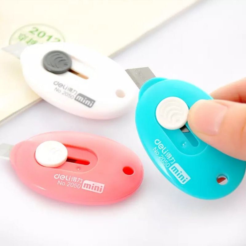 

DELI MINI CUTTER OPEN PACKAGE / Mini Cutter Rdm / Cutter Kecil