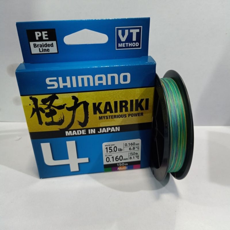 Senar PE SHIMANO KAIRIKI X4 150M 15lbs