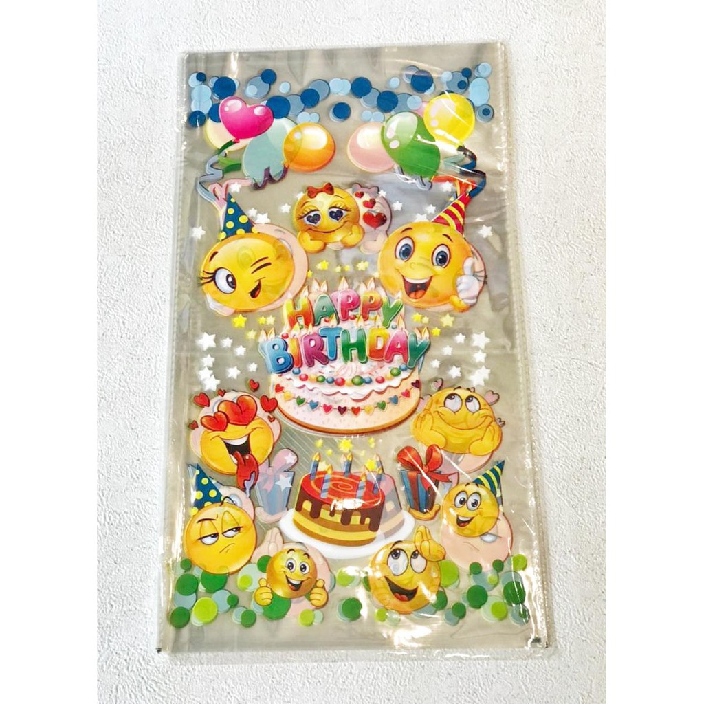 Kantong plastik ulang tahun anak (20 PCS) MURAH/kertas kado/goodie bag/kotak kado/plastik ultah
