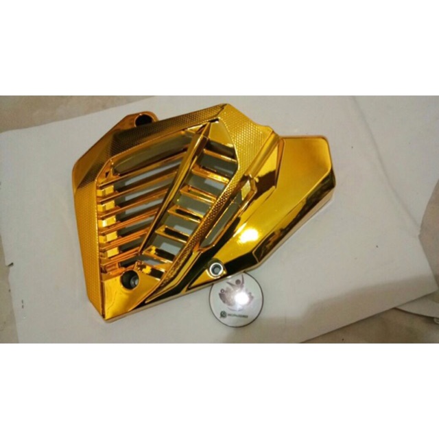 cover tutup radiator gold vario techno 125 vario 150 gold