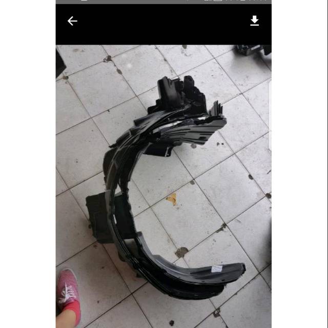 liner fender depan avanza s kw 1buah