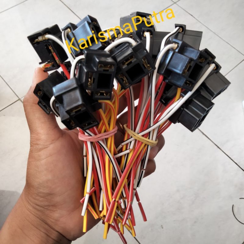 Soketan lampu H4 merk COORDINATES Harga/Pc