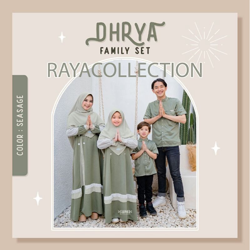 DHRYA FAMILY SET BY SILMEE Sarimbit lebaran 2022