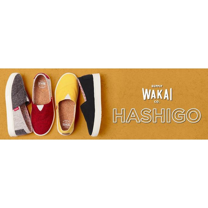 promo new sepatu slip on wakai hashigo original 100% terbaru