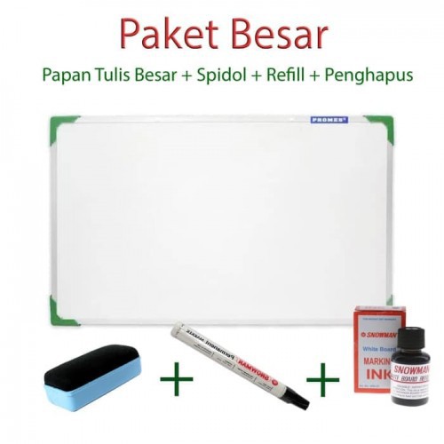 

Papan Tulis ( White board + spidol + refill + penghapus papan )