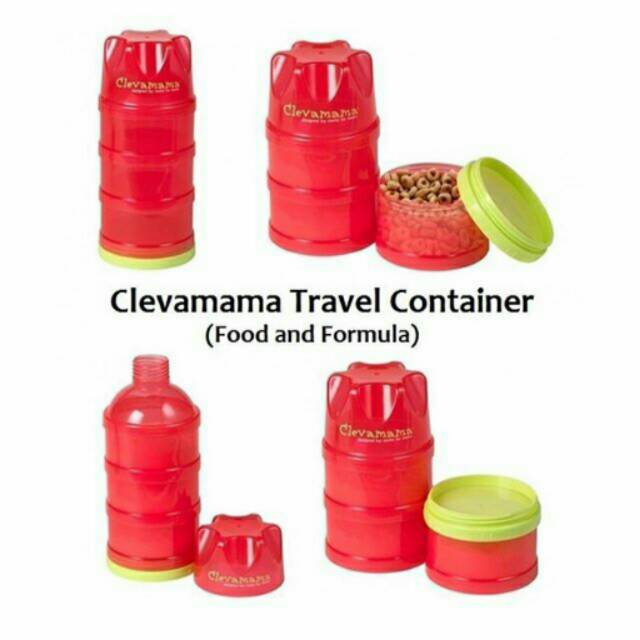CLEVAMAMA INFANT FORMULA AND FOOD TRAVEL CONTRAINER