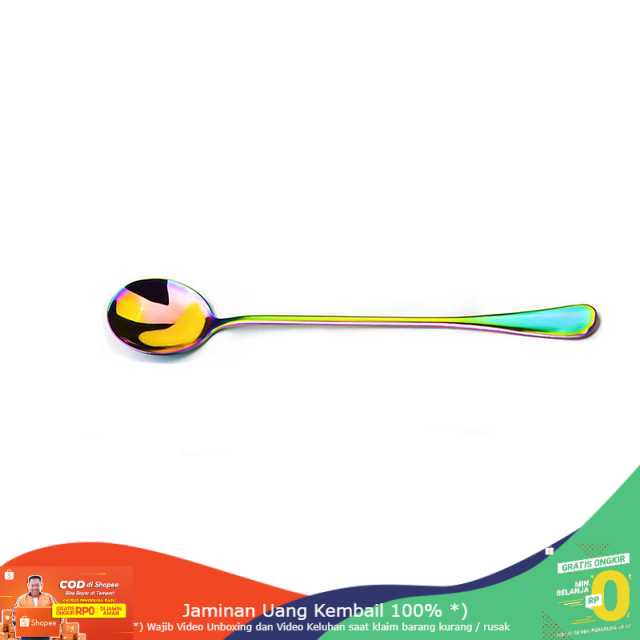 (BISA COD) RVOSTR Asipartan Sendok Teh Kopi Rainbow Spoon Tea Coffee Time - A014