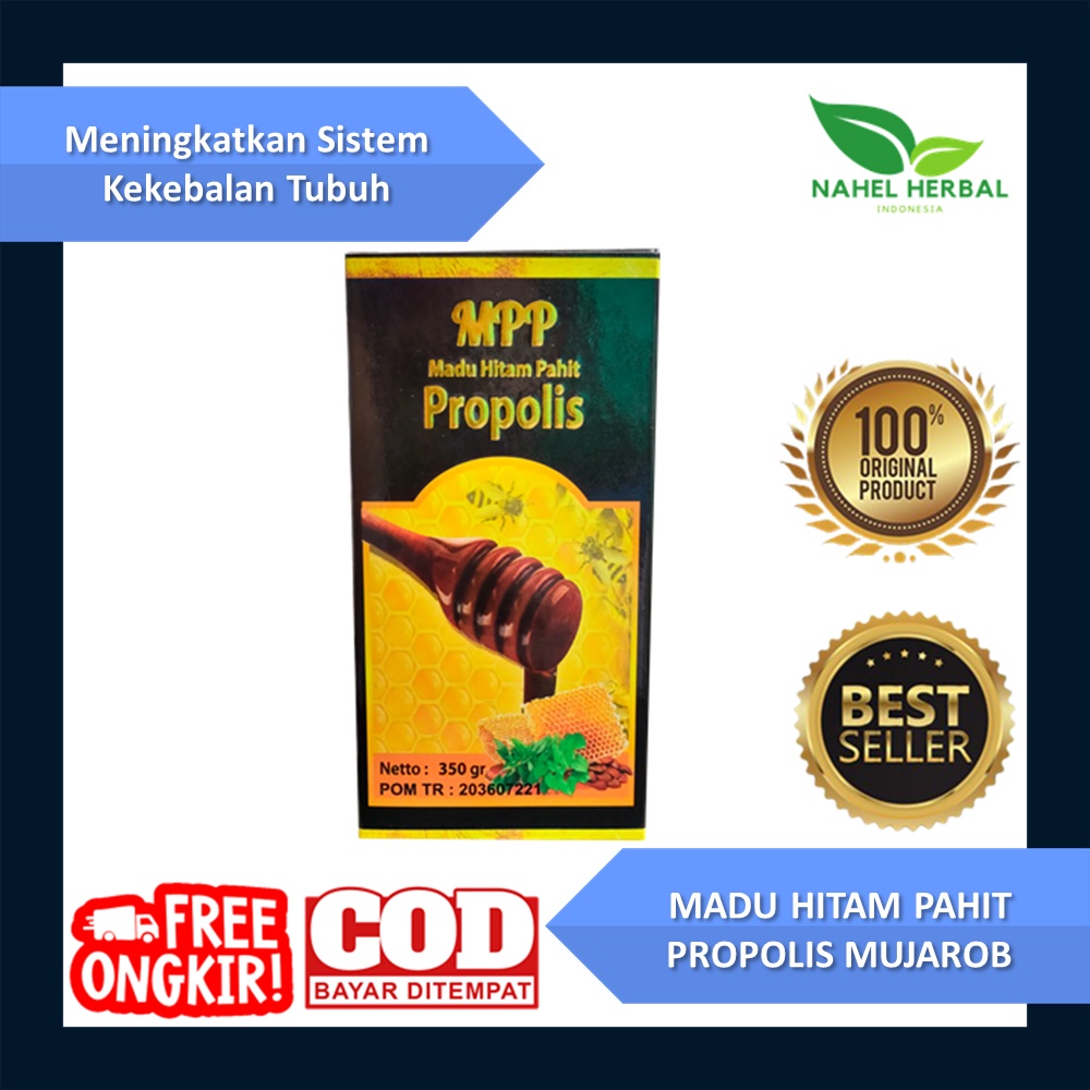Asli Jamu Herbal Madu Hitam Propolis Original - Obat Diabetes - Obat Gula Darah Original - Obat Diab
