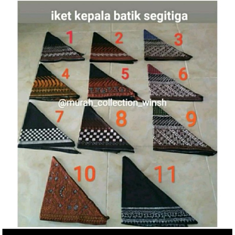 udeng adat jawa//udeng segitiga//iket kepala segitiga//udeng jaranan