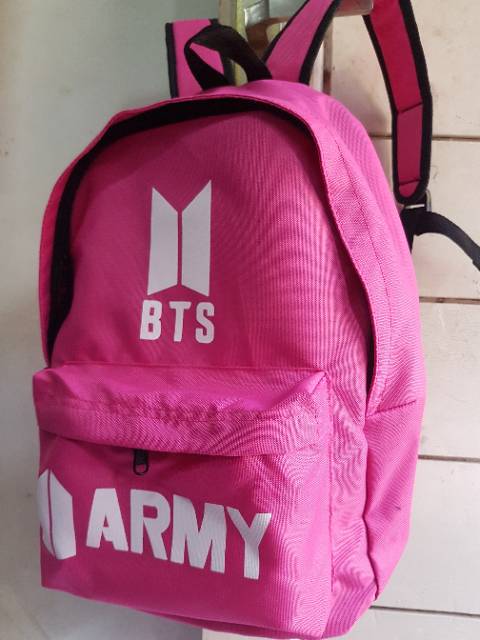 BTS TAS RANSEL KPOP BANGTAN BOYS WARNA PINK BACKPACK