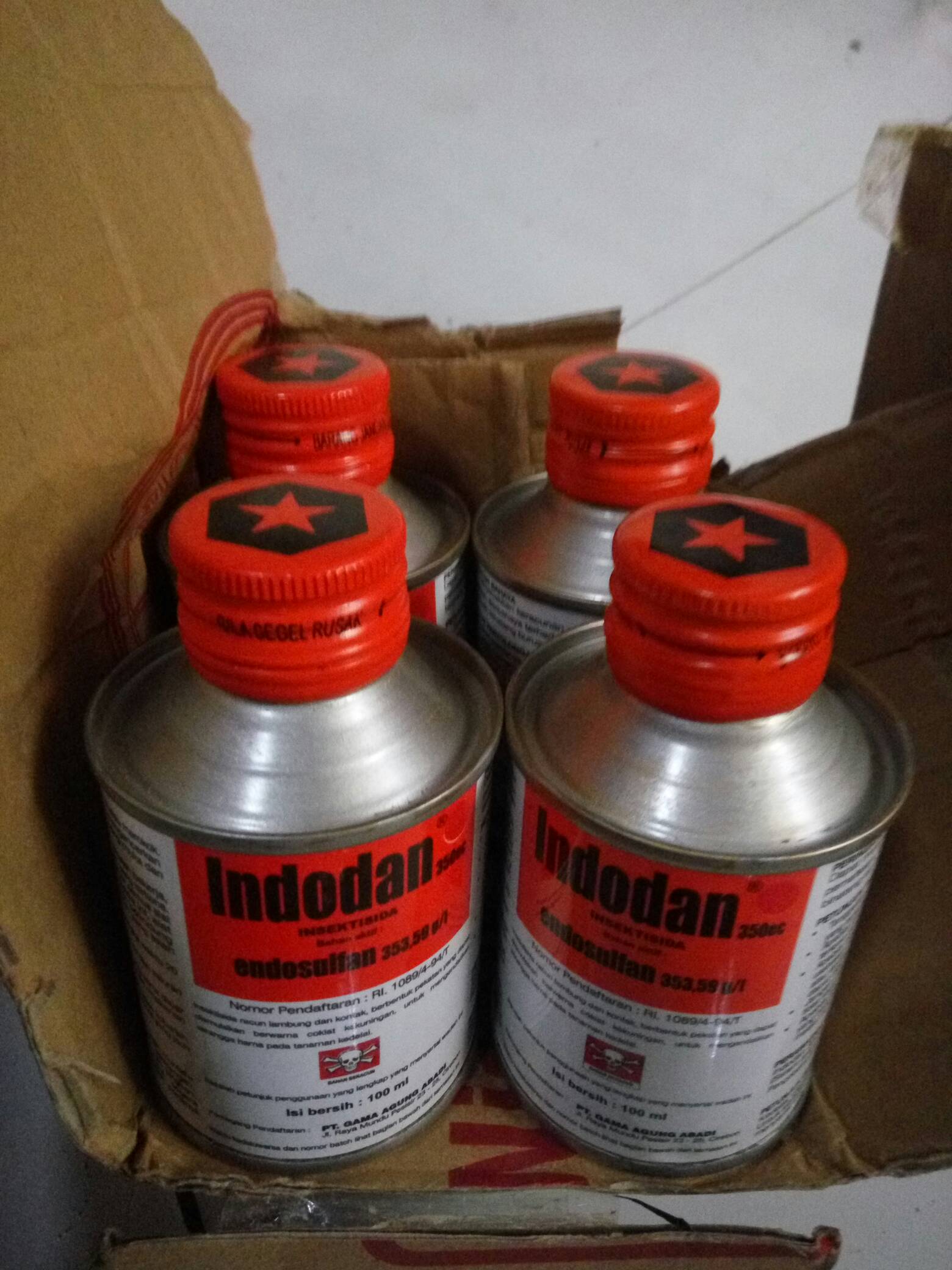 Insektisida Indodan 350ec [100 Ml ] Obat Pertanian Pembunuh Serangga