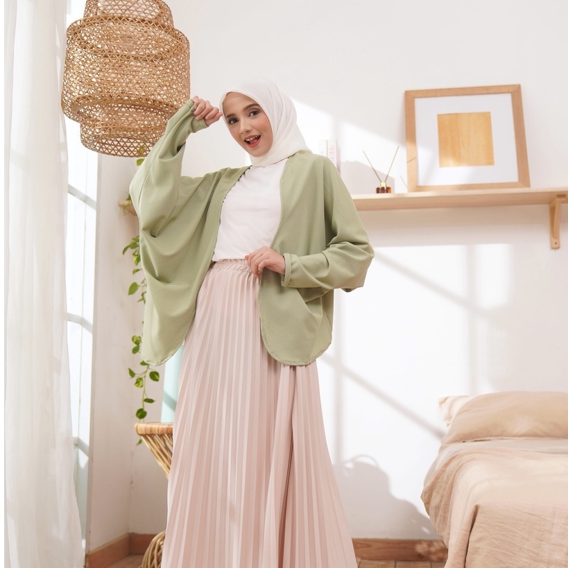 Cardigan Wanita Gaya Minimalis Outerwear