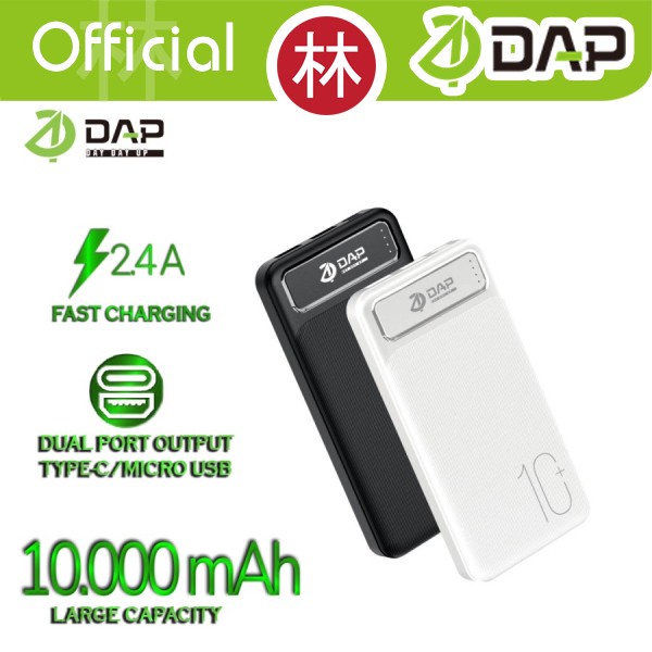 Robot RT180 10000mAh Dual Input Type-C &amp; Micro USB Power bank DAP Olike Rexi