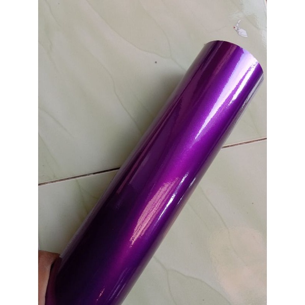 scotlet ungu candy stiker skotlet metalik ungu candy SLD