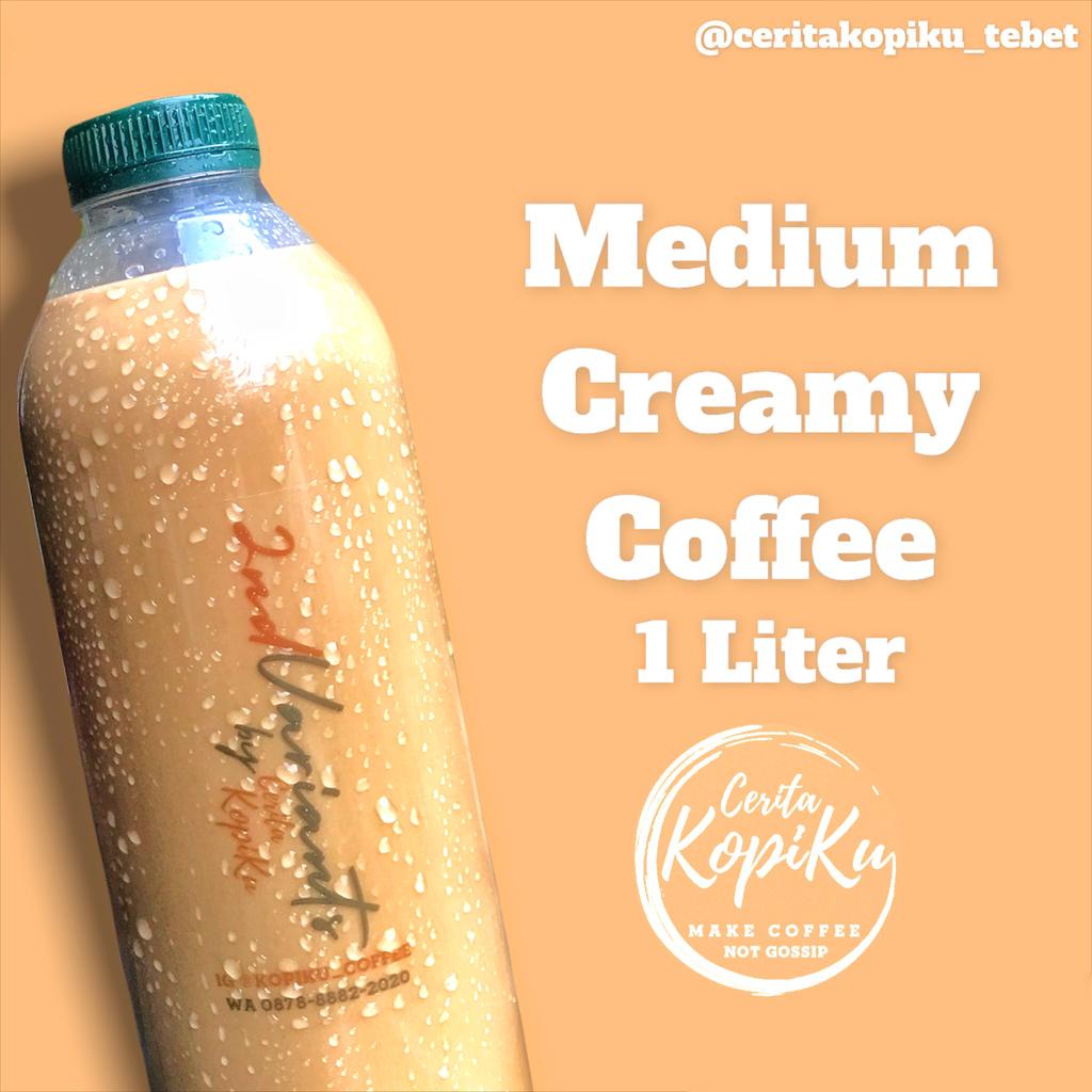 

Kopi Susu Medium Creamy 1 Liter (Khusus Pengiriman Instant/Same Day)