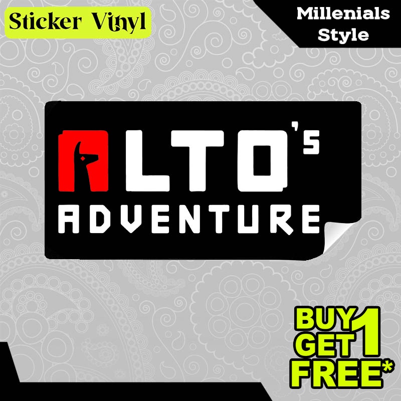 

Stiker Sticker Alto's Adventure Video Game Desain Keren dan Kekinian Aesthetic Bahan Vinyl Satuan Anti Air
