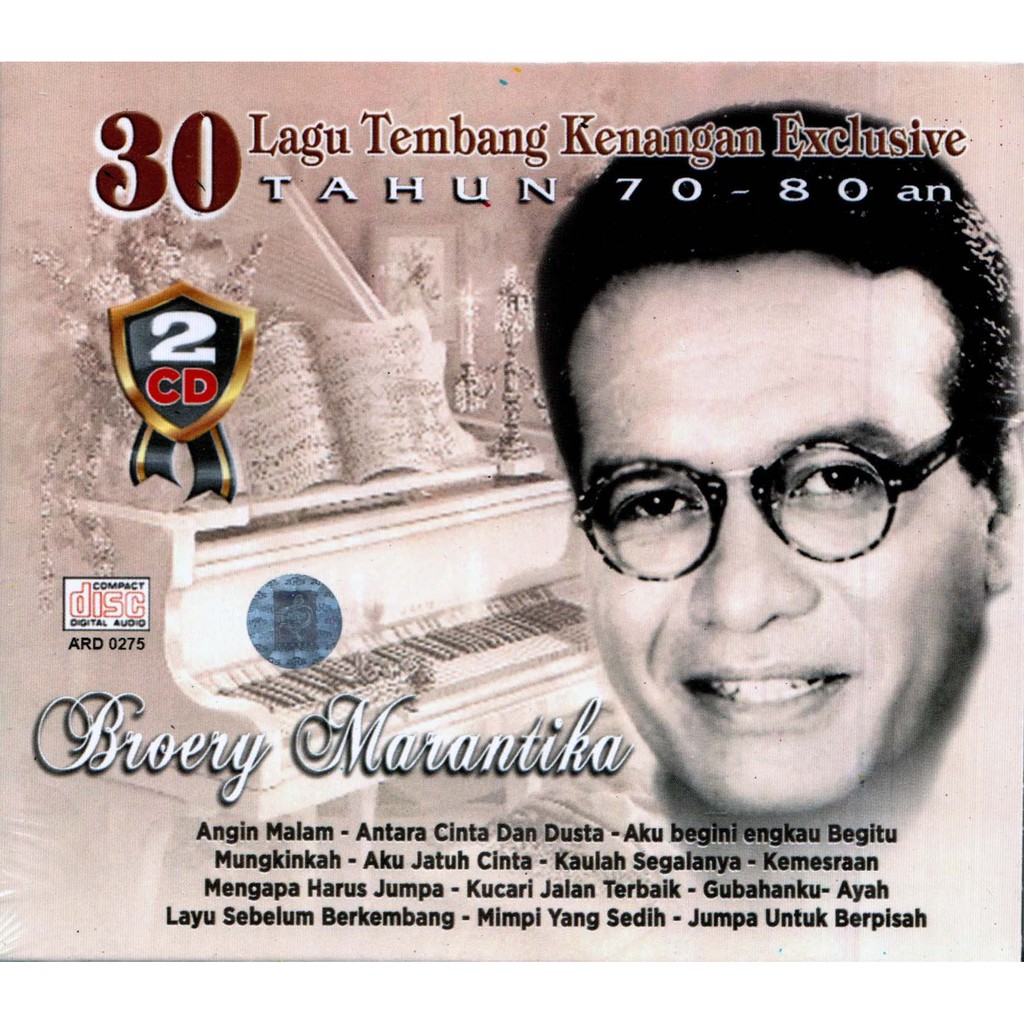 BROERY MARANTIKA 30 LAGU TEMBANG KENANGAN TAHUN 70-80AN (2CD)