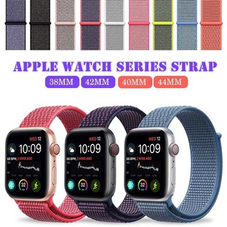 Strap Apple Watch Nylon Woven 6 SE 5 4 3 Sport HW12 HW16 T500 W26 IWO8 iWatch 44 42 40 38