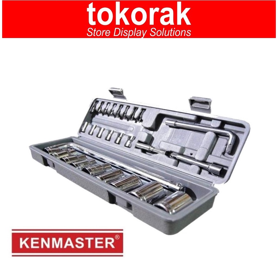 KENMASTER KUNCI SOK SET 27 PCS - KUNCI SOCKET WRECH