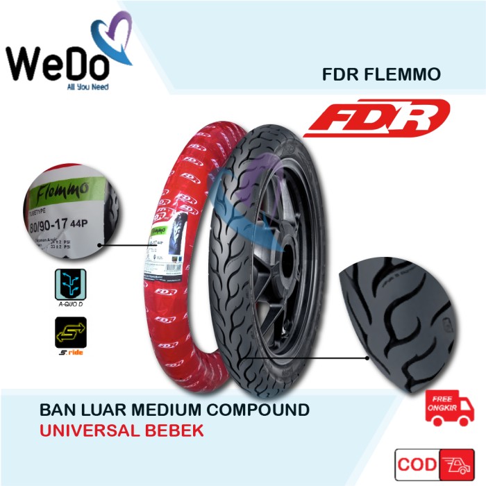 FDR 80/90-17 Flemmo Pro Ban Tubetype Motor Bebek