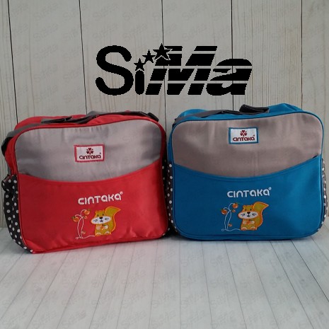 Tas Bayi Medium Saku Bordir Polkadot Cintaka TCT1652 TCT 1652 BY-05 BY 05