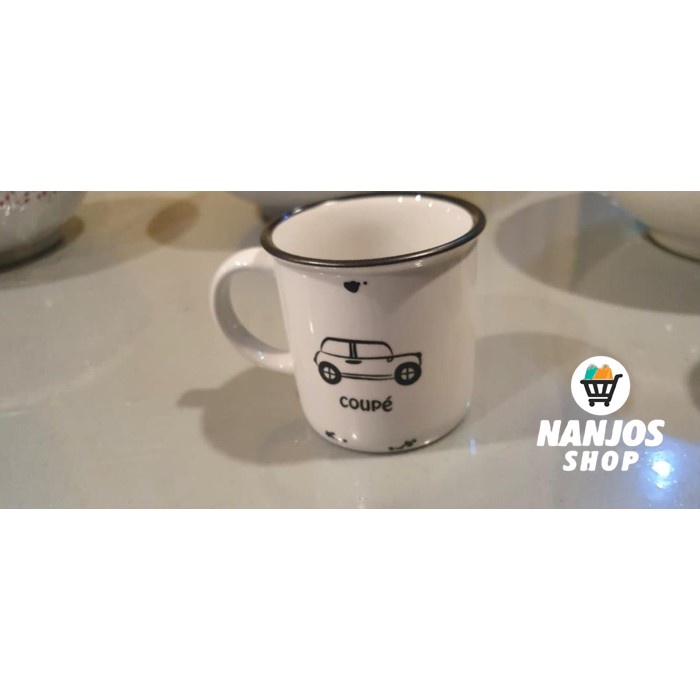 Kopin Cangkir Gelas Cup Keramik Teh Kopi Coupe Ksk 02cm