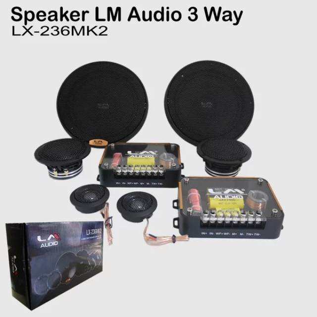 Speaker 3 Way - 3 Way LM audio LX-236 MK2 . New