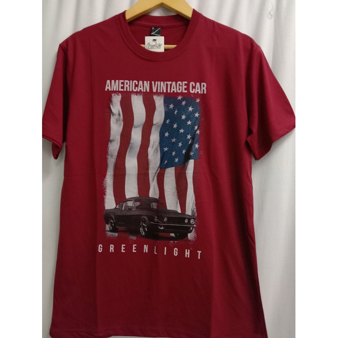 KAOS DISTRO GAMBAR AMERICA GREENLIGHT UNTUK PRIA N WANITA VARIAN 3 WARNA
