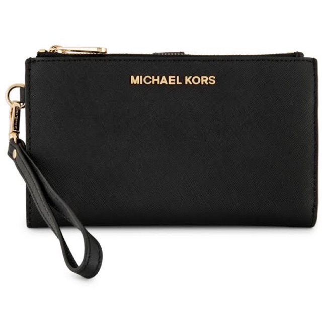 DOMPET MK MICHAEL KORS BLACK TRAVEL