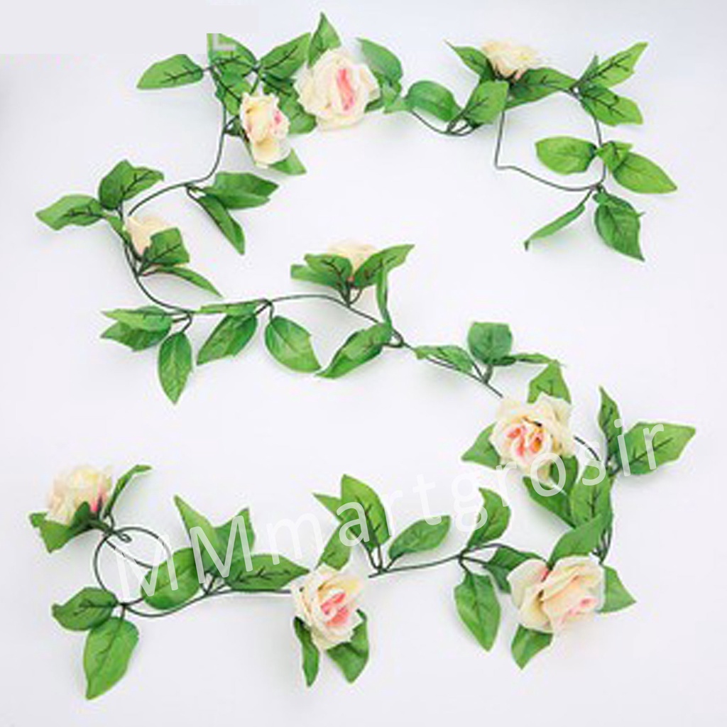 Daun Bunga Rose 9+21 / Hiasa dinding / Bunga hias