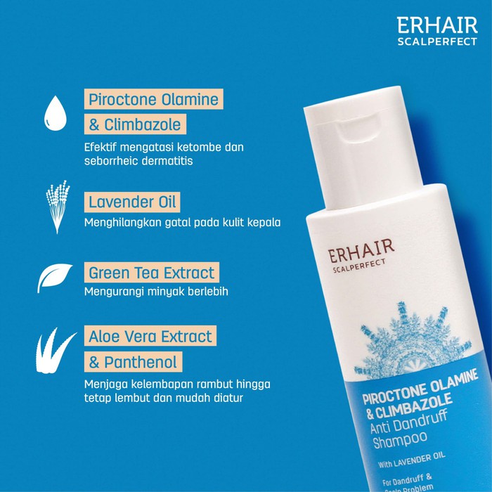 ERHA ERHAIR ANTI DANDRUFF SHAMPOO ANTI KETOMBE