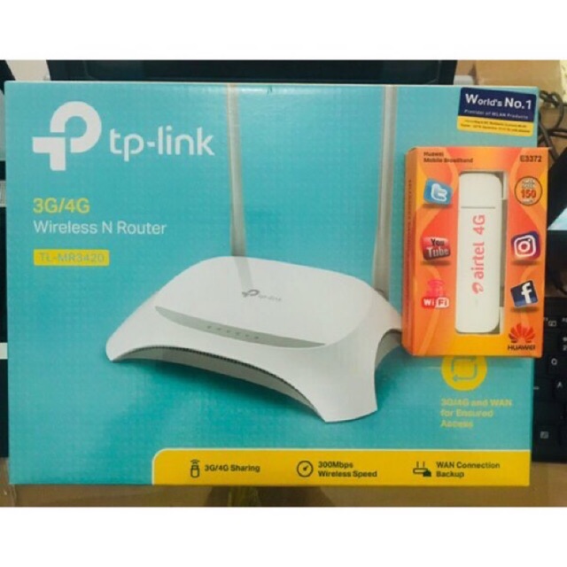 PAKET INTERNET WIRELESS / WIFI ROUTER + MODEM 4G | Shopee