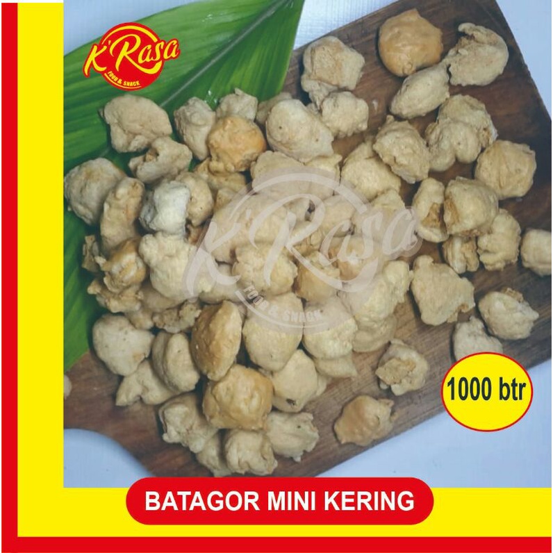 

Baragor mini kering asli bandung 1.000 butir enak banget. Untuk baso aci, seblak , batagor kuah