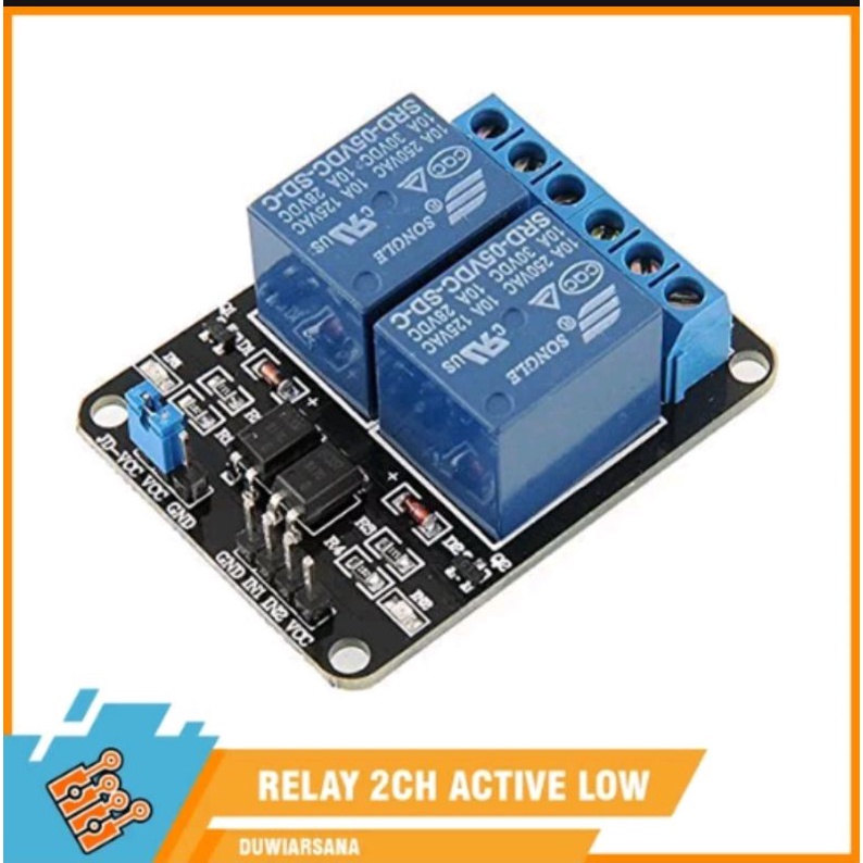 Jual Modul Relay 2ch 5v Active Low | Shopee Indonesia