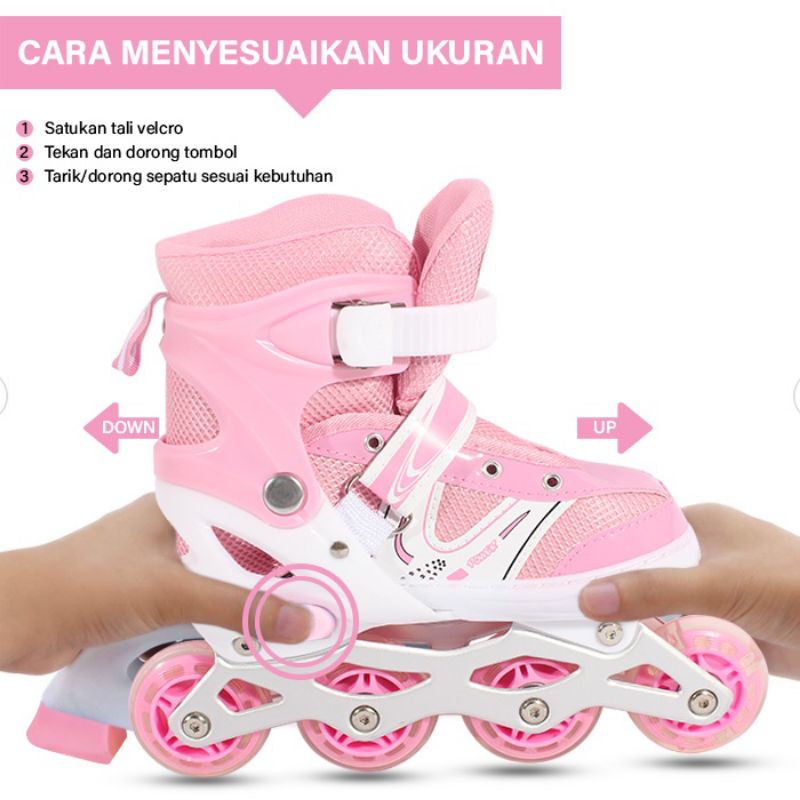 Sepatu Roda Anak Perempuan Laki Laki Murah Sepatu Roda 4 POWER