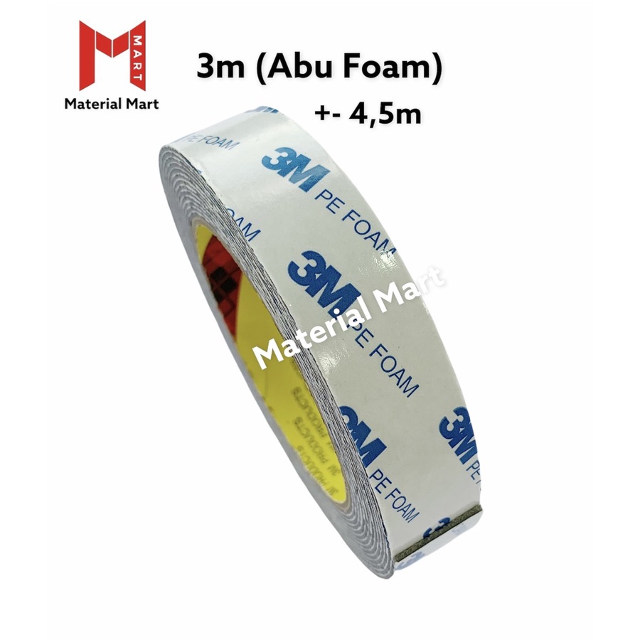 Double Tape Foam 3m | Double Tape Hijau Foam | Isolasi Tip Foam 1 Inch | Material Mart