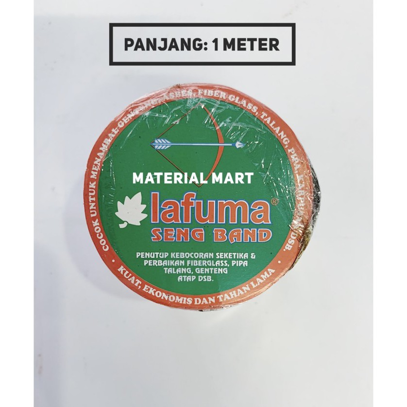 Seng Band Kecil Anti Bocor | Lakban | Isolasi Atap Genteng | Lem Talang | Material Mart