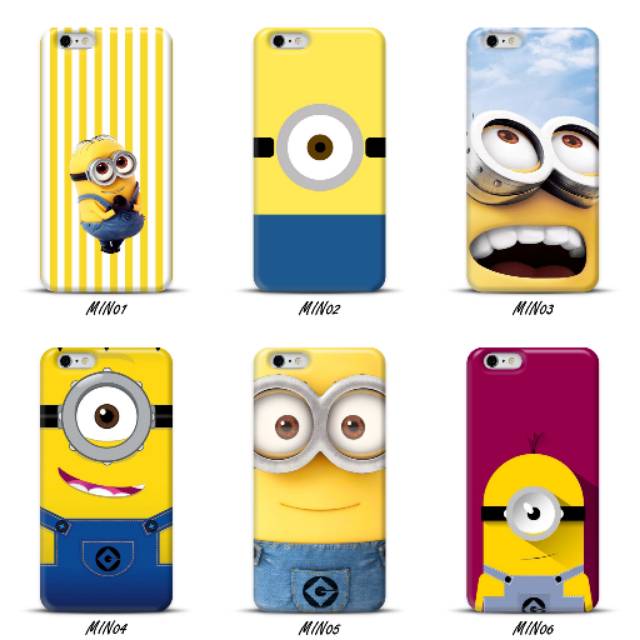 Premium Har   d Case Minion Desain untuk Iphone/Samsung/Oppo