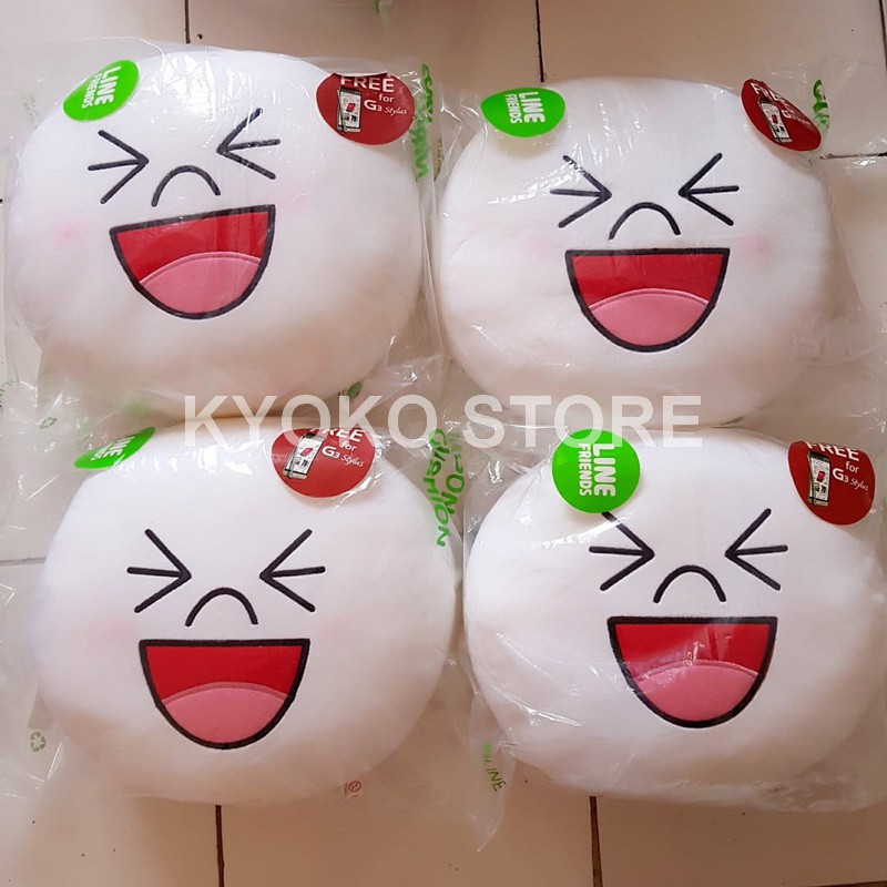 Boneka Bantal Line Moon Cushion Official LINE