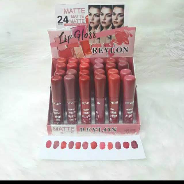 Lipgloss revlon matte 12pcs