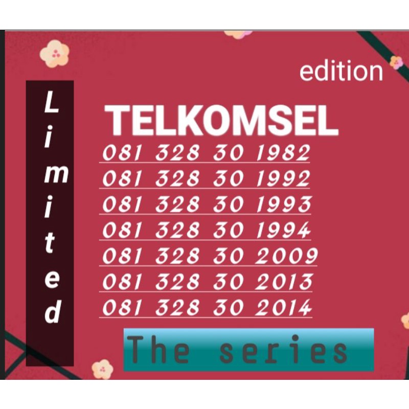 TELKOMSEL SERI TAHUN LAHIR